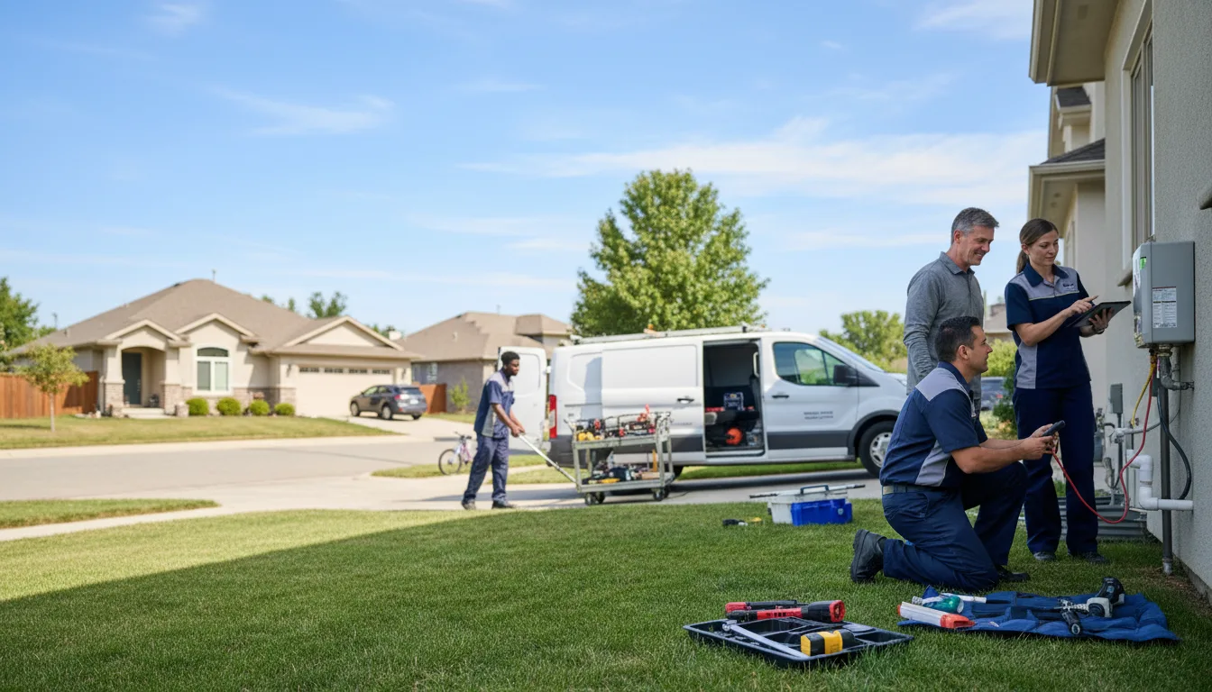 Tankless water heater service in Orange Grove, TX